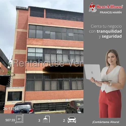 Local Industrial La Urbina - 507m2 - Ascensor De Carga - 60mil Lts Agua #26-13756