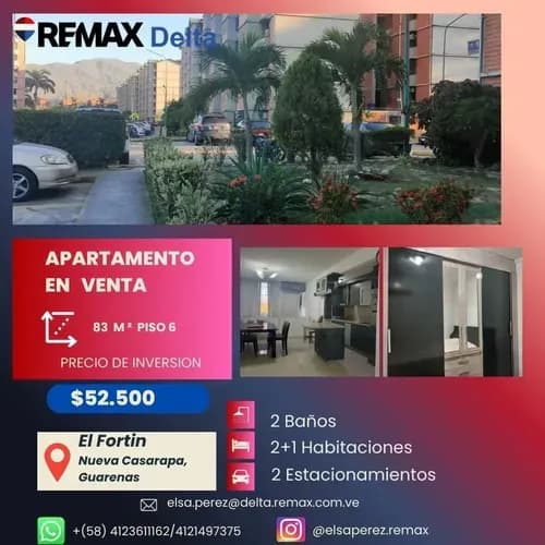 Apartamento En Venta El Fortin, Nueva Casarapa, Guarenas. Código Re/max: 323352