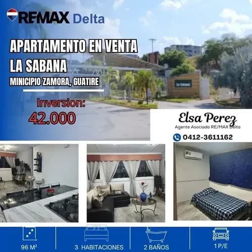 Apartamento En Venta La Sabana Planta Baja, Guatire Código Re/max: 319958