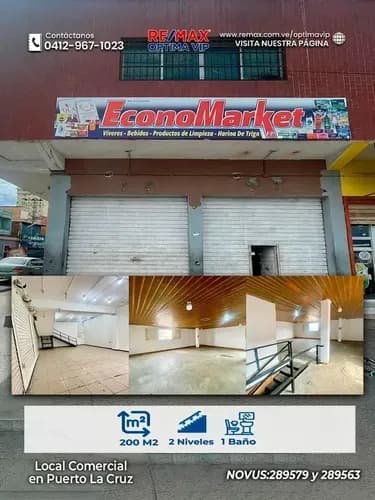Local Comercial A Pie De Calle En Alquiler O Venta Frente Al Terminal De Pasajeros De Puerto La Cruz