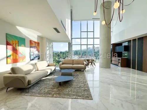 Apartamento ( De Revista / Amoblado / 2 Niveles / Remodelado / Equipado / Techos Doble Altura ) Alquiler Las Mercedes ( Resd.premier Residences )mls - 26-9350