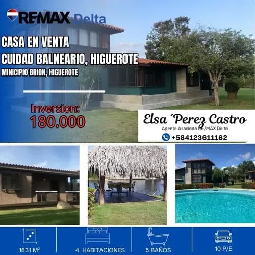 Casa En Venta Ciudad Balneario Higuerote. Código Re/max: 321806
