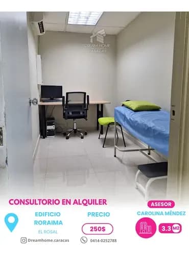 Consultorio Médico En Alquiler En El Rosal Av. Francisco De Miranda