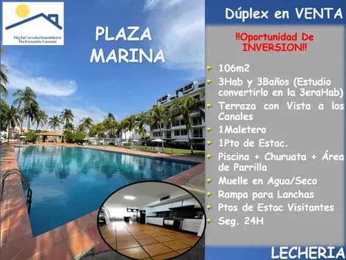 Venta Lindo Y Acogedor Apartamento Conjunto Residencial Plaza Marina En Los Canales De Navegación