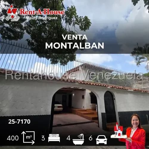 Amplia Casa En Montalbán Mr 25-7170