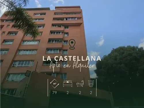 La Castellana. Alquiler Apartamento 79m2 2/2/2