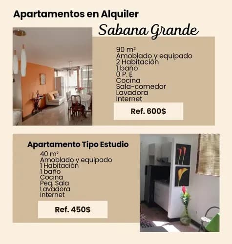 Alquiler 2 Apartamentos En Sabana Grande Av. Casanova. Caracas.