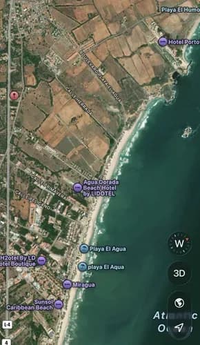 Terreno En Playa El Agua. Sector La Mira. 31 De Julio