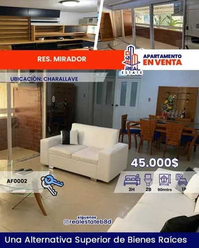 Apartamento En Venta Residencia Mirador- Charallave Centro