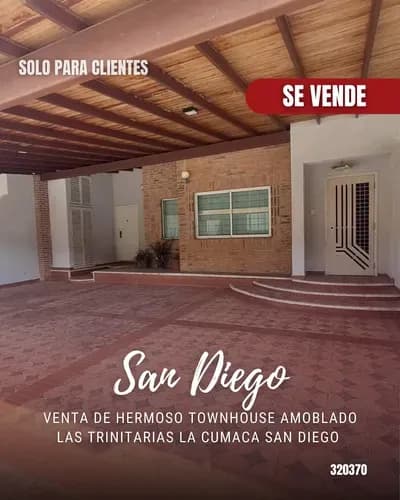 Venta De Hermoso Townhouse Amoblado Las Trinitarias La Cumaca San Diego 320370