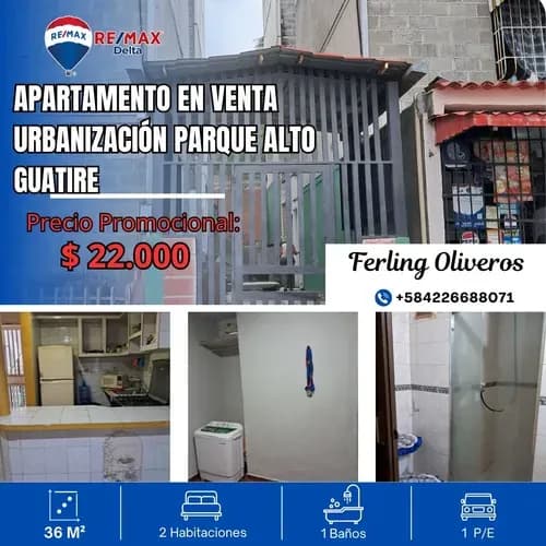 Apartamento En Venta Parque Alto Guatire