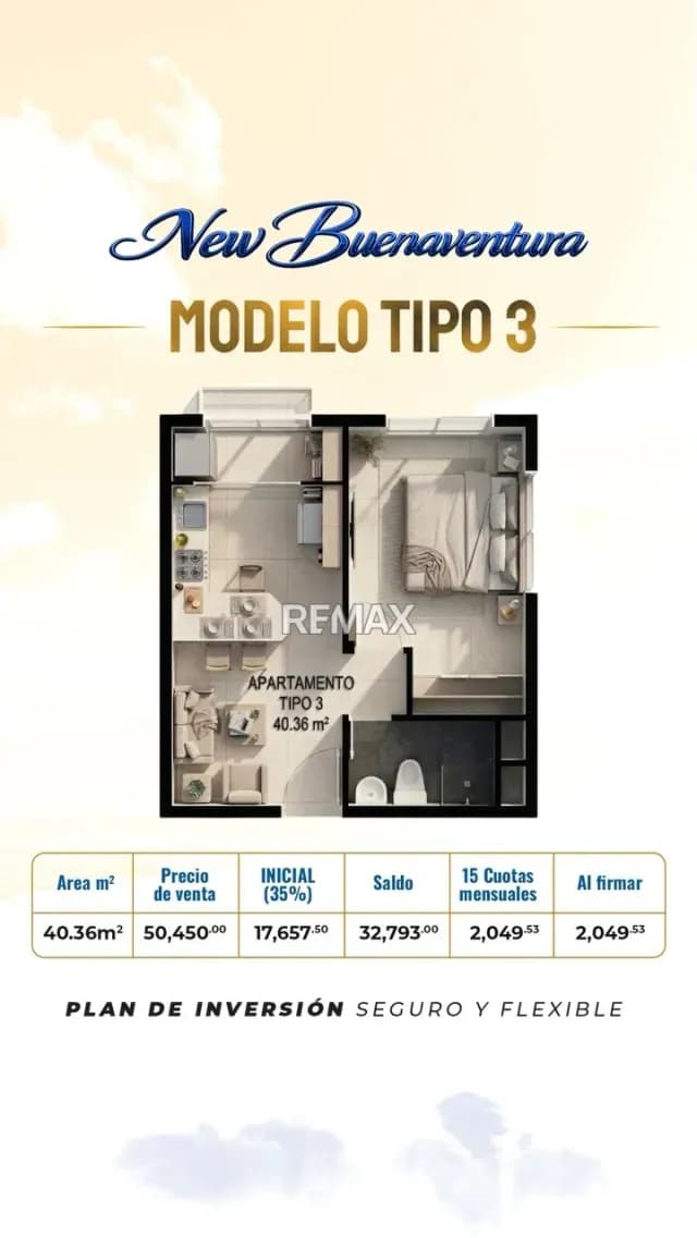 Nuevo proyecto en Preventa New Buenaventura Suite La Castellana T3