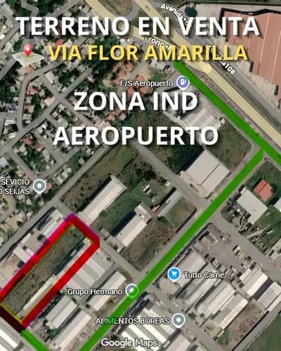 Terreno O Lote En Venta En Complejo Industrial Cc Aeropuerto Via Flor Amarilla (c21inmobiliaria A1) Av