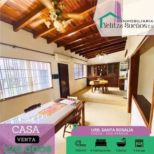 Casa Quinta En Venta En Santa Rosalía Cagua