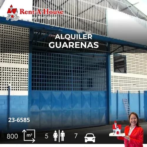 Amplio Galpón Industrial De 800m2 En Guarenas Mr 23-6585