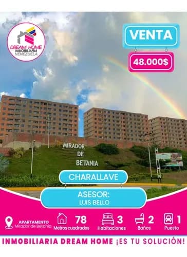 Apartamento En Venta Urb. Mirador De Betania- Charallave