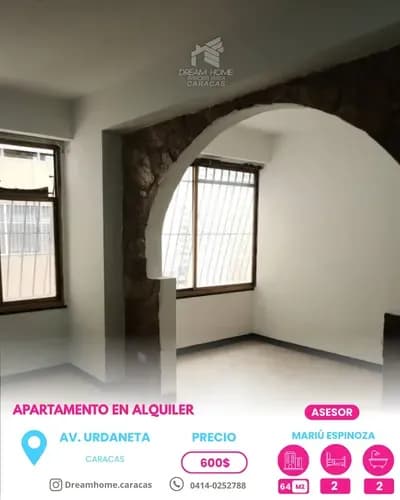 En Alquiler Apartamento En Av. Urdaneta Centro Urdaneta