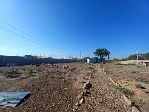 Casa Con Amplia Parcela De Terreno En Venta En Kilometro 7 Cerca De Coro # 26-11059