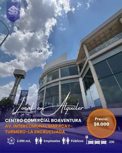 Código: L. V-003.- Inmobiliass Ofrece En Alquiler: Local N°02 - Farmacia Centro Comercial Boaventura, Local N°02, Planta Baja. Avenida Intercomunal Maracay - La Encrucijada.