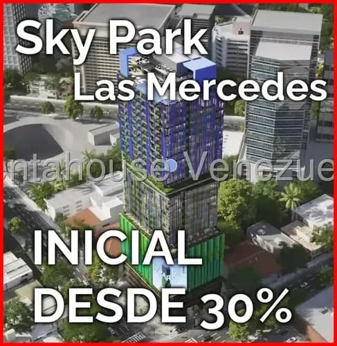 Apartamento En Venta En Las Mercedes Sky Park Financiamiento Inicial 30% 24 Meses De Financiamiento Oficinas Locales Comerciales Gimansio Piscina Coworking Terraza
