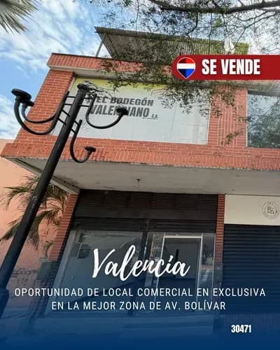 Oportunidad De Local Comercial En Exclusiva En La Mejor Zona De Av. Bolívar 30471