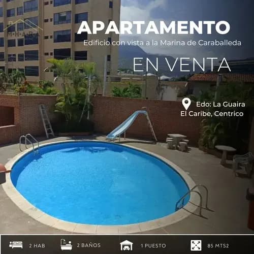 Apartamento En Venta En El Caribe La Guaira Frente A La Marina De Caraballeda