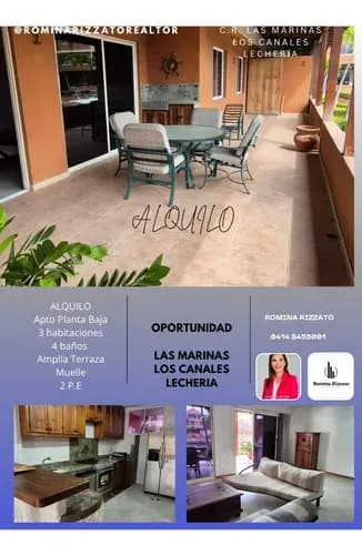 Alquilo Apartamento En Marina Golf Los Canales Lecheria
