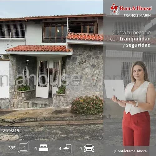 Casa En Venta Los Naranjos Del Cafetal: Calle Ciega Y Urbanización Cerrada 9219