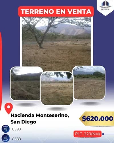 Terreno En Venta Hacienda Monteserino San Diego Cod Plt-223