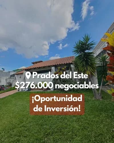 Venta Casa Prados Del Este Para Remodelar Ref. 276.000 Negociable 788mts De Terreno Y 300mts De Construcciòn
