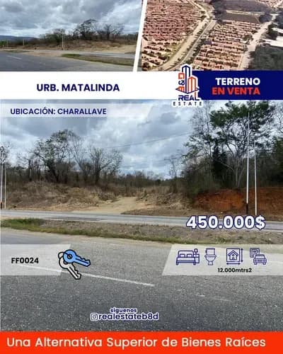 Terreno En Venta Urb. Matalinda / Charallave