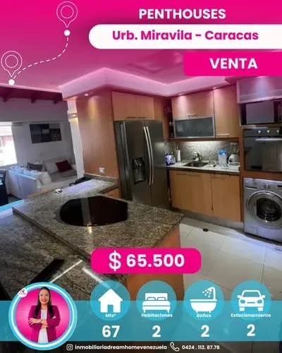 Penthouses En Venta Urb. Miravila Caracas