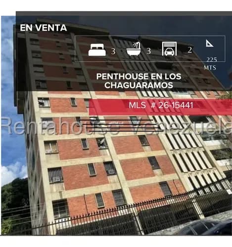 Penthouseen Venta En Los Chaguaramos Mls #26-15441