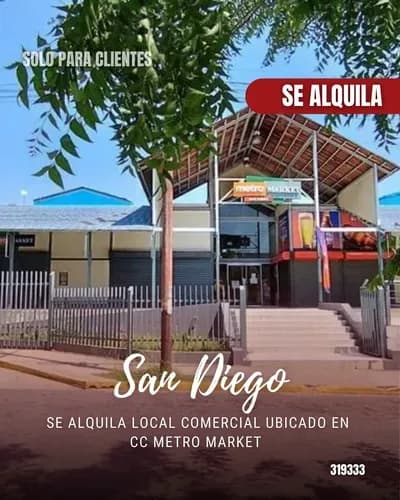 Se Alquila Local Comercial Ubicado En Cc Metro Market 319333
