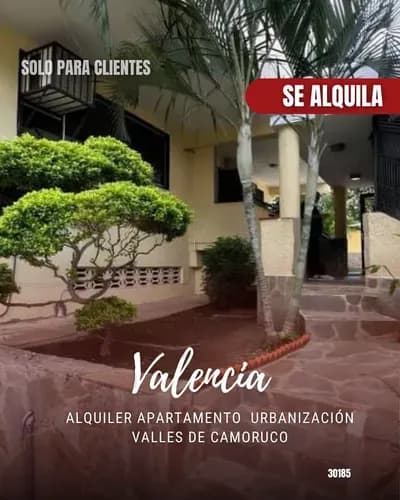 Alquiler Apartamento Urbanización Valles De Camoruco 30185