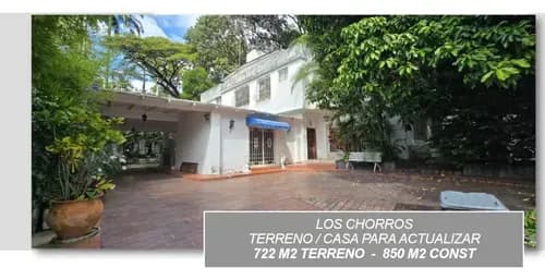 Los Chorros, Terreno / Casa 722 M2 Para Remodelar