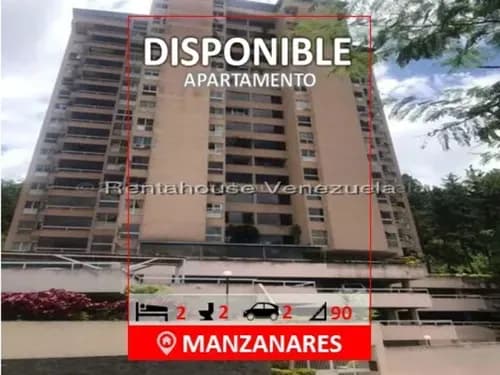 Manzanares, 2 Habitaciones, 2 Baños, 2 Estacionamientos, Piso 11, 90 Mts2 Construcción