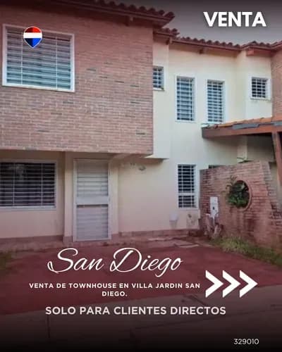 Venta De Townhouse En Villa Jardin San Diego.329010 Solo Clientes Directos