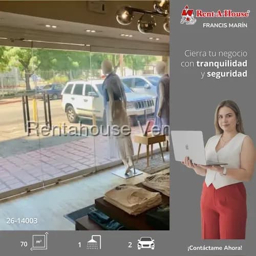 Oportunidad Local 70m2 - Santa Eduviges - Entre Av. Fco. Miranda Y Cota Mil #26-14003