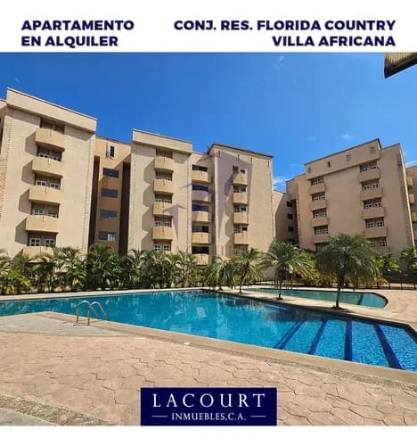 En Alquiler Apartamento Amoblado En El Conj. Resd. Florida Country En La Urb. Villa Africana En Puerto Ordaz