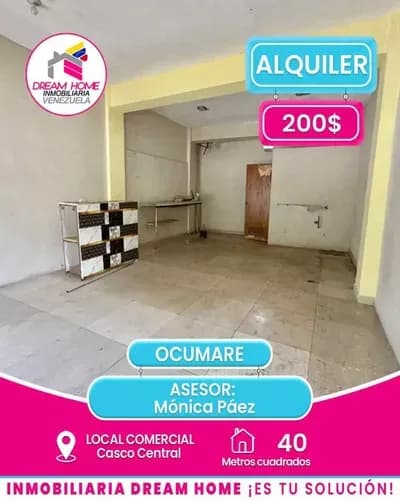 Alquiler De Local Comercial Casco Central Ocumare Del Tuy