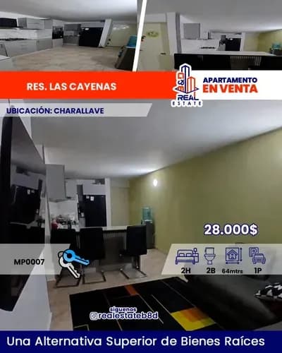 Apartamento En Venta Res. Las Cayenas / Charallave