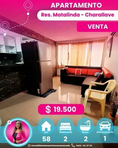 Apartamento En Venta Res. Matalinda Charallave
