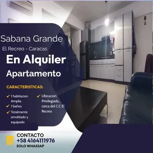 Apartamento En Alquiler Sabana Grande