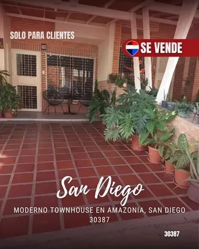 Moderno Townhouse En Amazonia, San Diego 30387