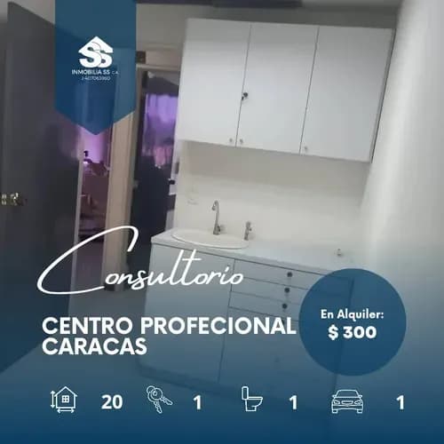 Código: F. F-021 Se Alquila Cubículo De Consultorio En Caracas, San Bernandino