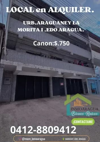 Local En Alquiler/urb.araguaney. Morital Turmero/mh7267