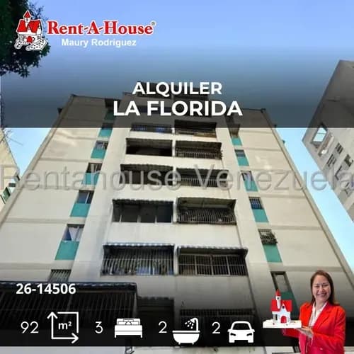 Apartamento En Alquiler En La Florida Mr 26-14506