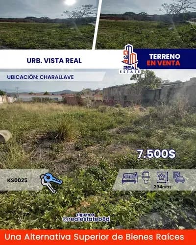 Terreno En Venta Urb. Vista Real / Charallave