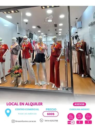 Local En Alquiler En El Centro Comercial Plaza Las Américas